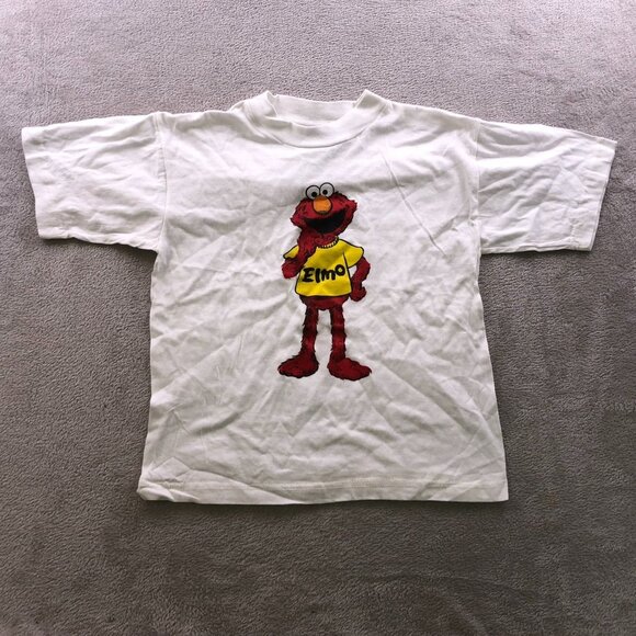 Vintage Sun Wear T-Shirt Large Elmo Graphic Tee 100% Cotton Short Sleeve Casual - Picture 9 of 10